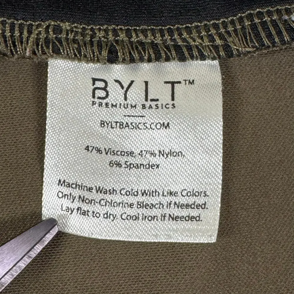 BYLT Pants Mens 36 (act 34x29)  Everyday 2.0 Premium Basics Stretch Work Brown